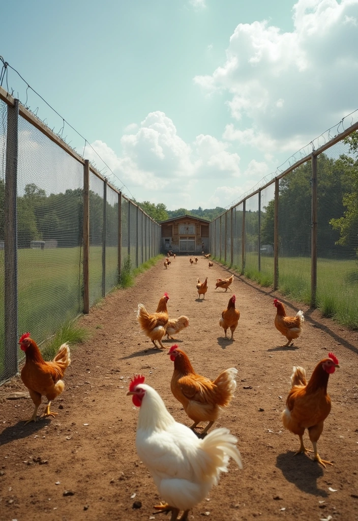 20 Captivating Chicken House Ideas for Your Backyard - 7. Chicken House with Runway