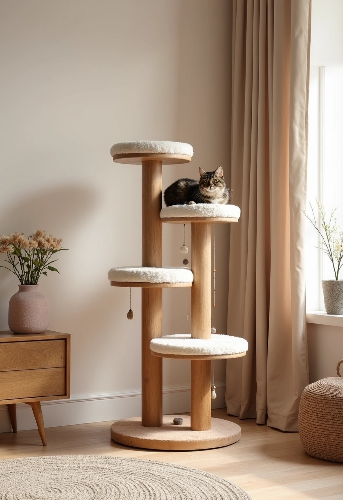 20 Cat Room Decor Ideas - 1. Themed Cat Trees