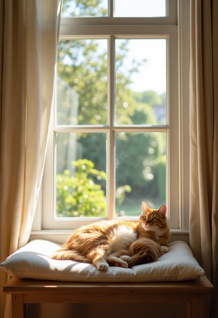 20 Cat Room Decor Ideas - 14. Cat Window Perches