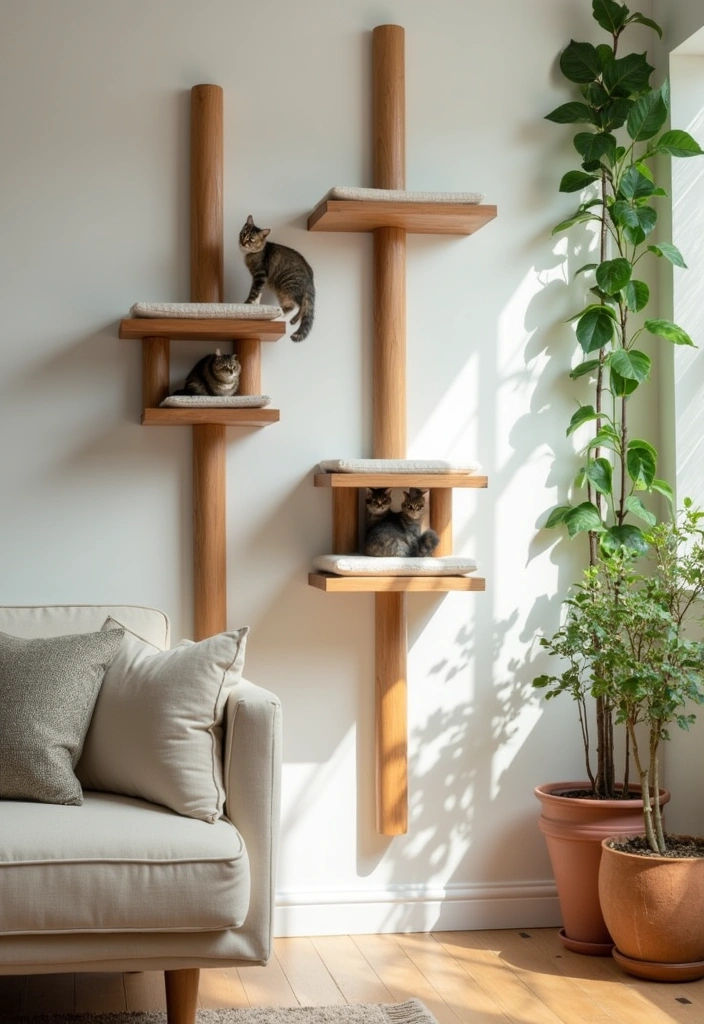 20 Cat Room Decor Ideas - 5. Cat Shelves and Perches