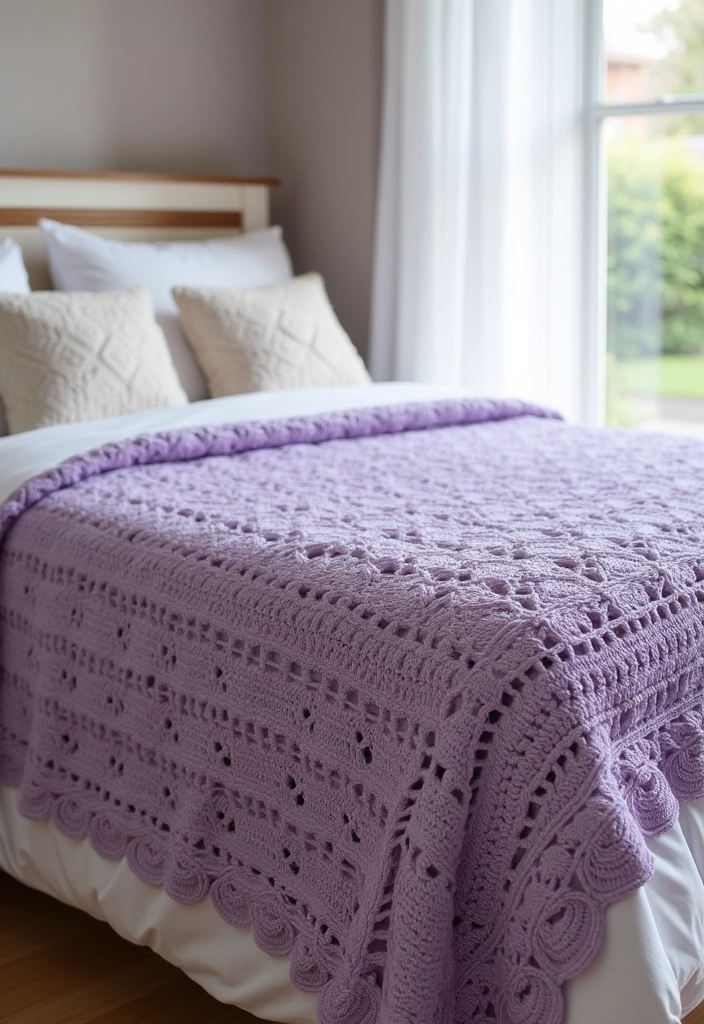 20 Crochet Room Decor Ideas - 10. Cozy Crochet Bedspreads