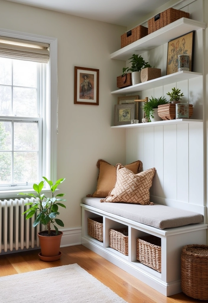 20 Small Space Living Room Ideas - 7. Smart Storage Solutions