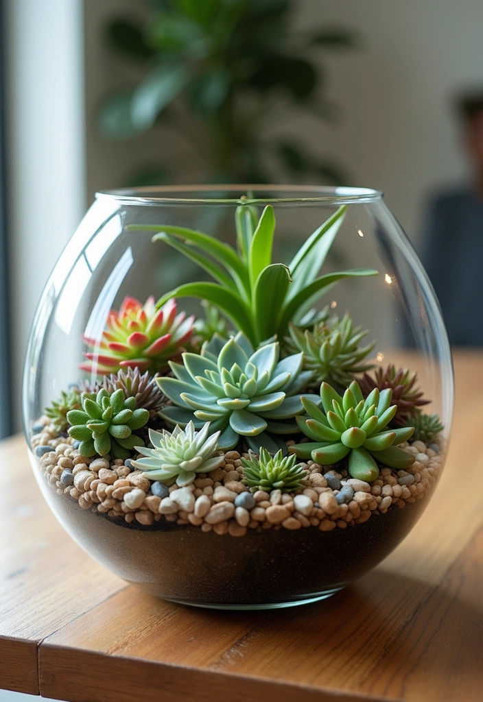 20 Spring Centerpiece Ideas to Brighten Your Home Decor - 6. Succulent Serenity