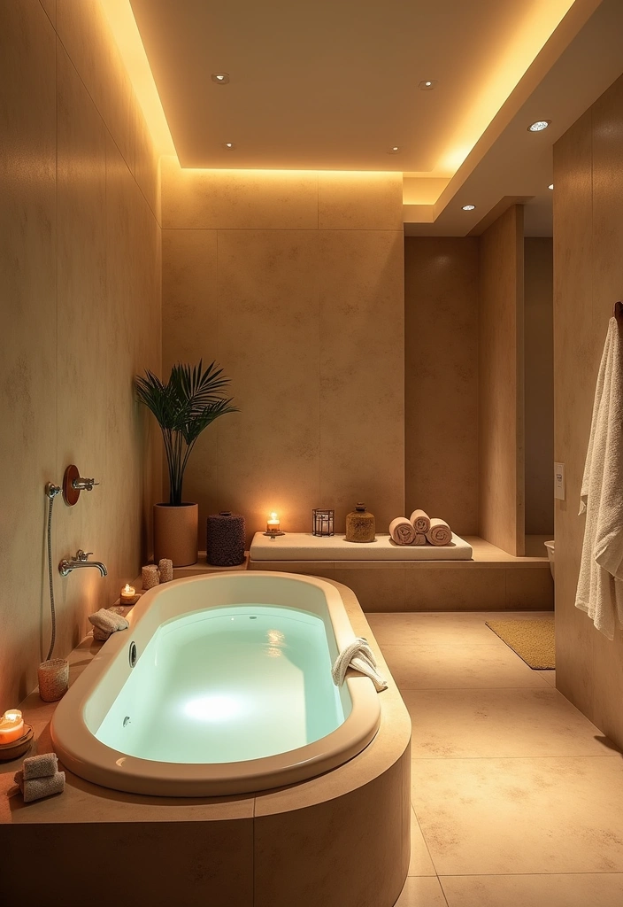 21 All Season Room Addition Ideas - 12. Luxurious Spa Room