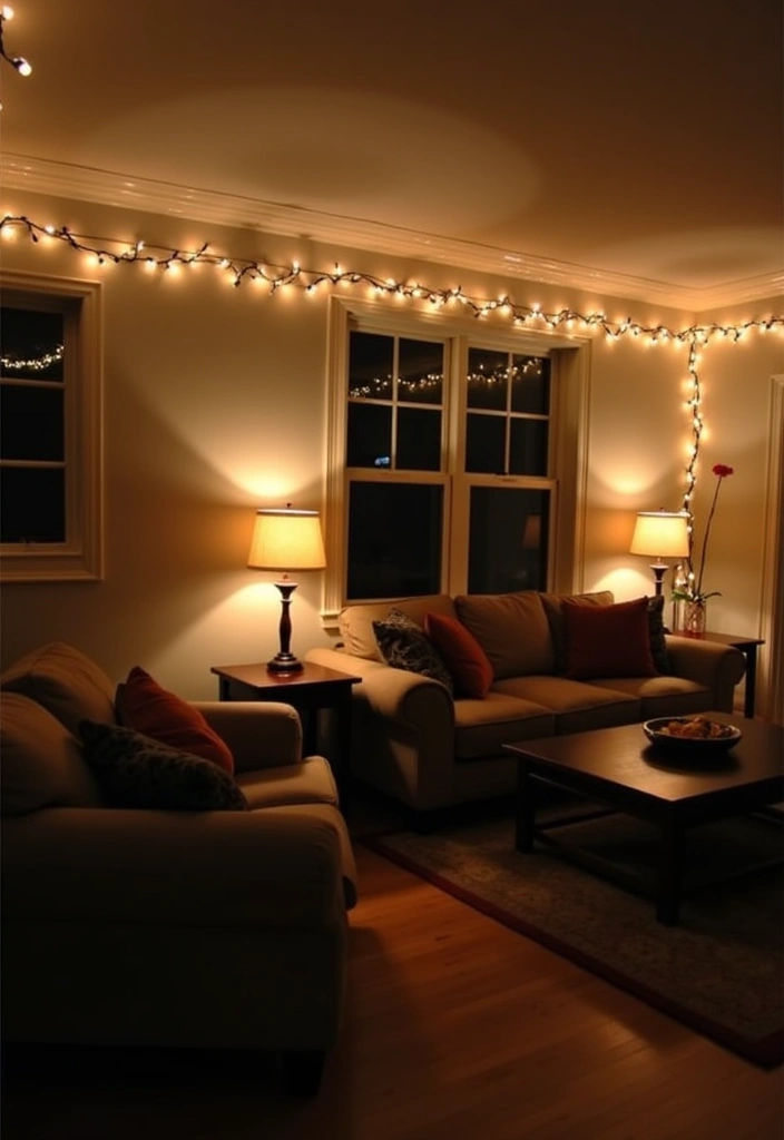 21 Cozy Basement Family Room Ideas - 9. Soft, Ambient Lighting