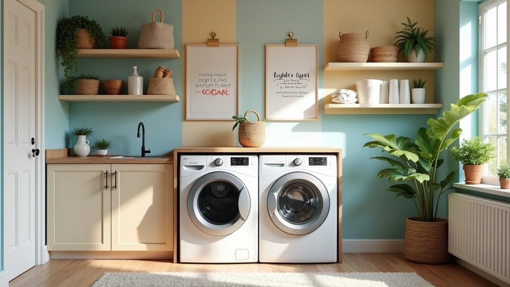 21 Creative Laundry Room Wall Ideas to Elevate Your Space