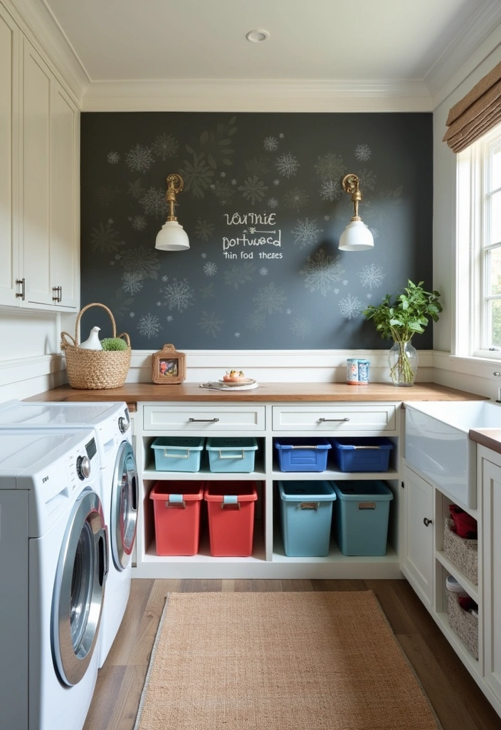 21 Laundry Room Inspiration Ideas - 12. Family-Friendly Solutions