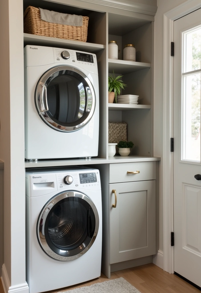 21 Laundry Room Inspiration Ideas - 14. Laundry Nook