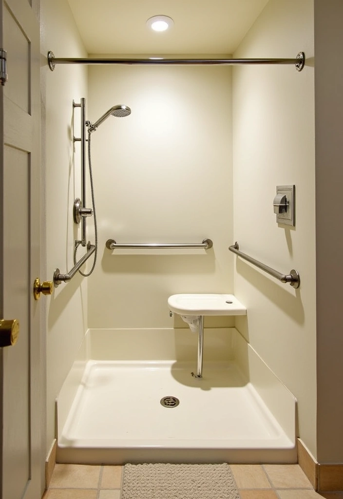 21 Open House Ideas for Seniors: Creating Cozy Spaces - 11. Accessible Bathroom Design