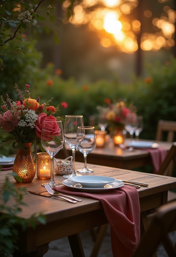 21 Tiny Backyard Ideas - 14. Compact Dining Set