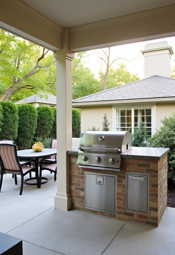 22 Back Patio Ideas to Transform Your Outdoor Space - 18. Outdoor Kitchen Setup