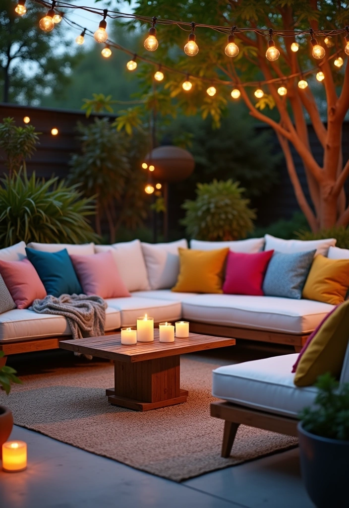 22 Back Patio Ideas to Transform Your Outdoor Space - 4. Stylish Outdoor Lounge
