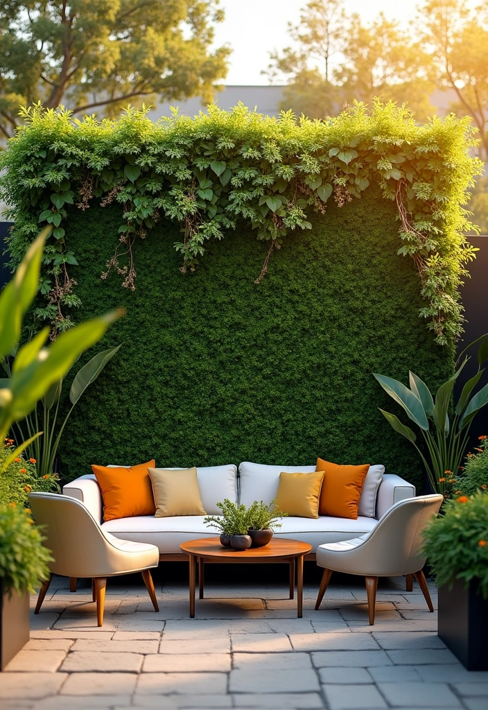 22 Backyard Privacy Ideas - 15. Faux Green Walls