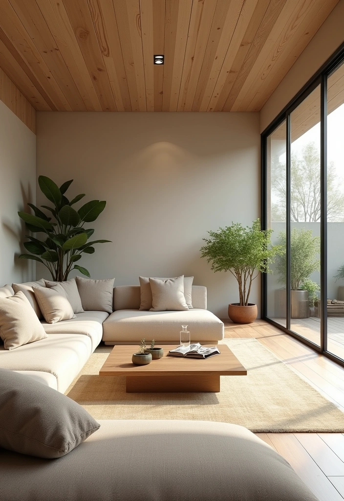 22 Elegant Living Room Design Ideas - 12. Zen Retreat