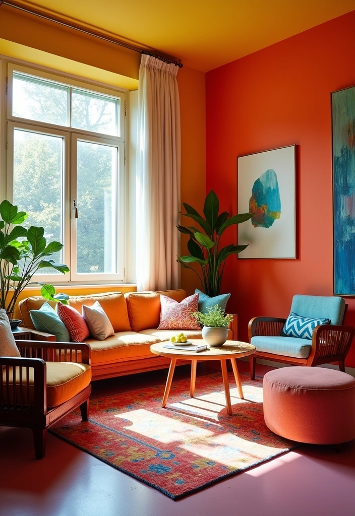 22 Pretty Room Ideas to Transform Your Living Space - 11. Bold Color Statements