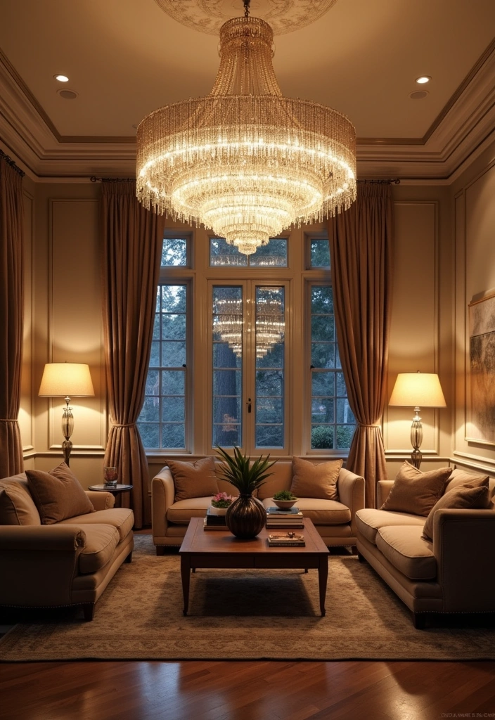 22 Pretty Room Ideas to Transform Your Living Space - 14. Statement Lighting