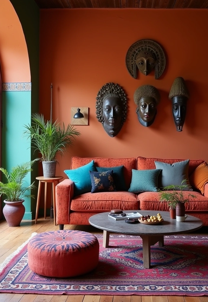 22 Pretty Room Ideas to Transform Your Living Space - 17. Global Inspirations