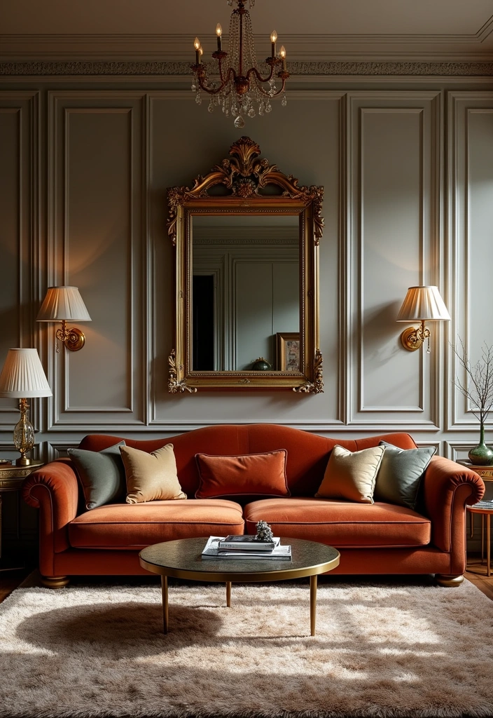 22 Pretty Room Ideas to Transform Your Living Space - 3. Vintage Glamour