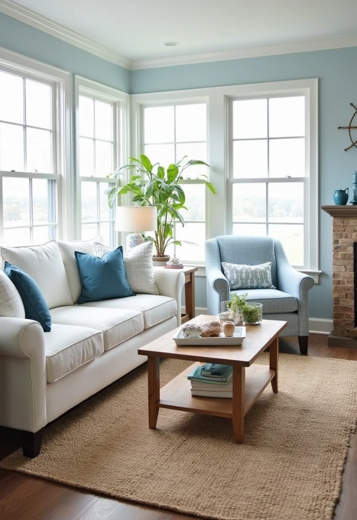 22 Pretty Room Ideas to Transform Your Living Space - 6. Coastal Serenity