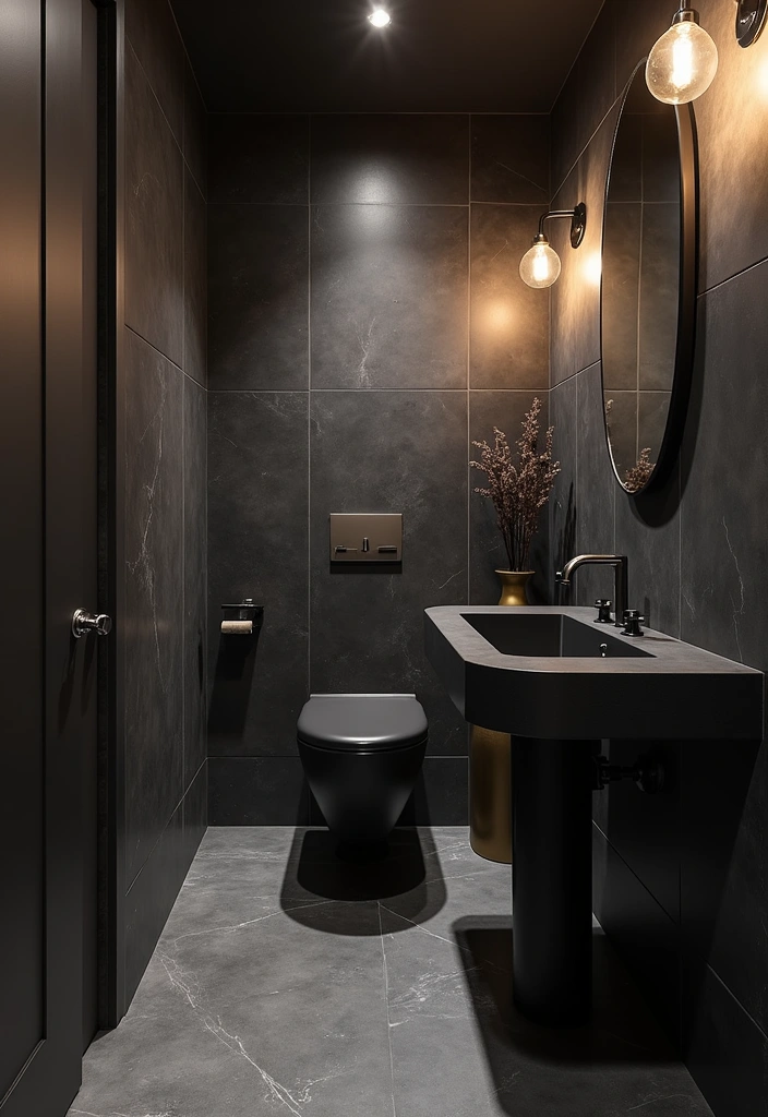 22 Water Closet Ideas for Stylish Small Spaces - 6. Chic and Modern