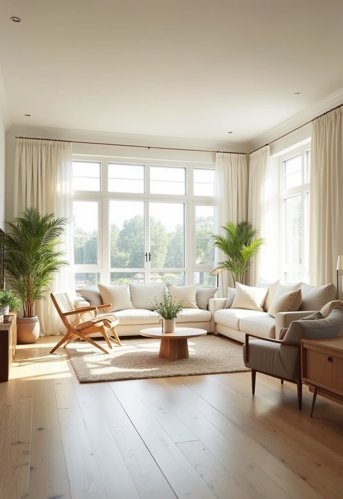 22 Western Living Room Ranch Style Ideas - 9. Open Spaces and Natural Light