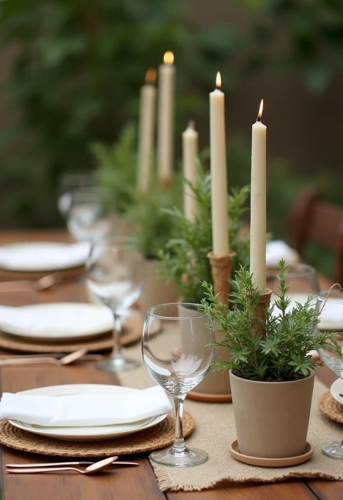 23 Garden Party Decor Ideas - 18. Eco-Friendly Decor