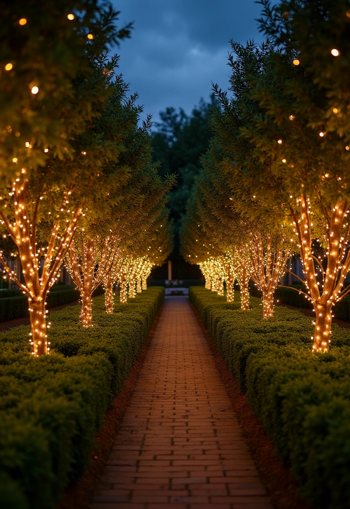 23 Garden Party Decor Ideas - 3. Twinkling Fairy Lights