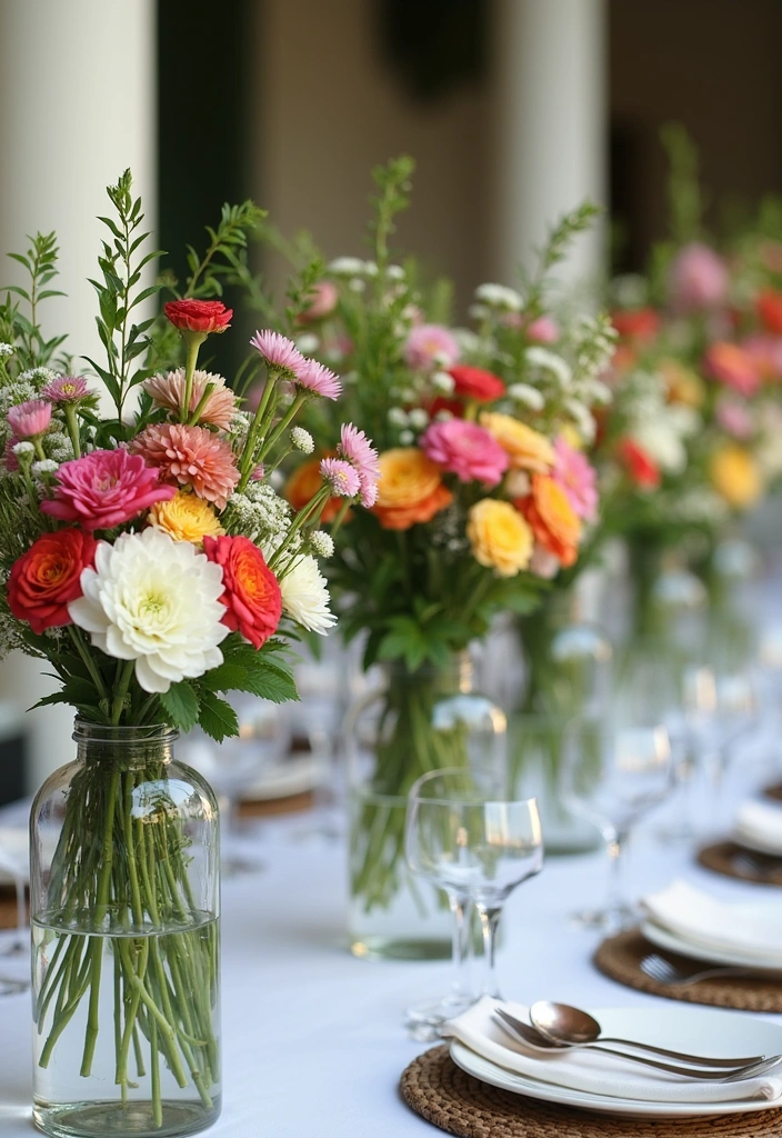 23 Garden Party Decor Ideas - 4. Floral Centerpieces