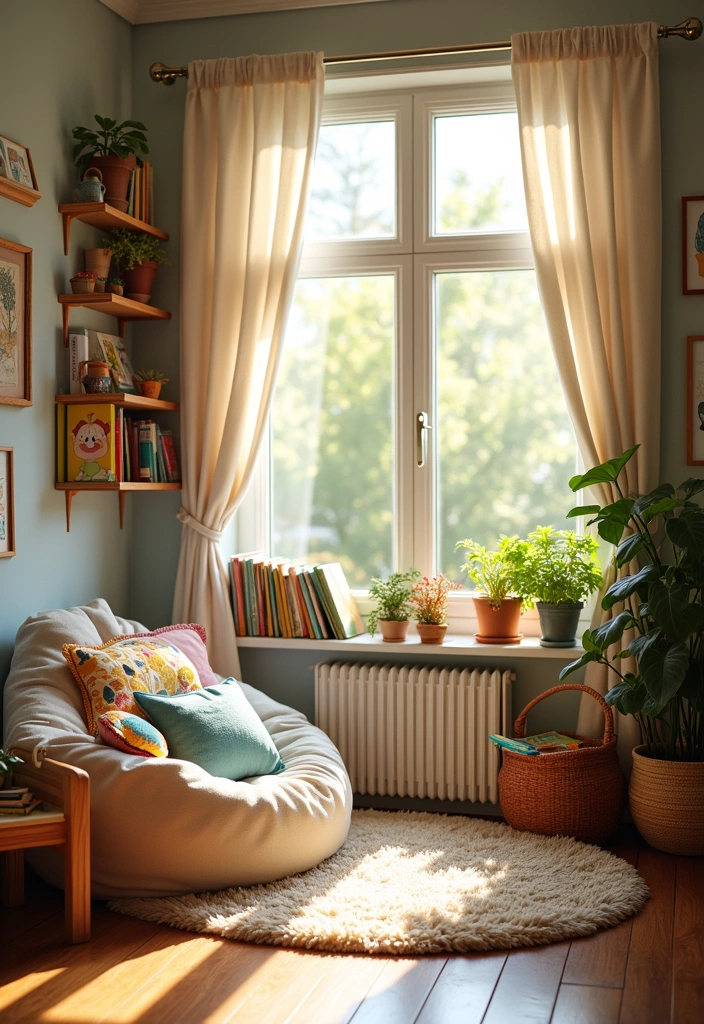 23 Homeschool Room Design Ideas - 1. Cozy Reading Nook