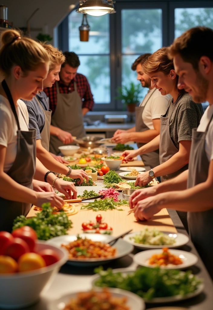 23 Housewarming Party Ideas to Celebrate Your New Home - 19. Interactive Cooking Class