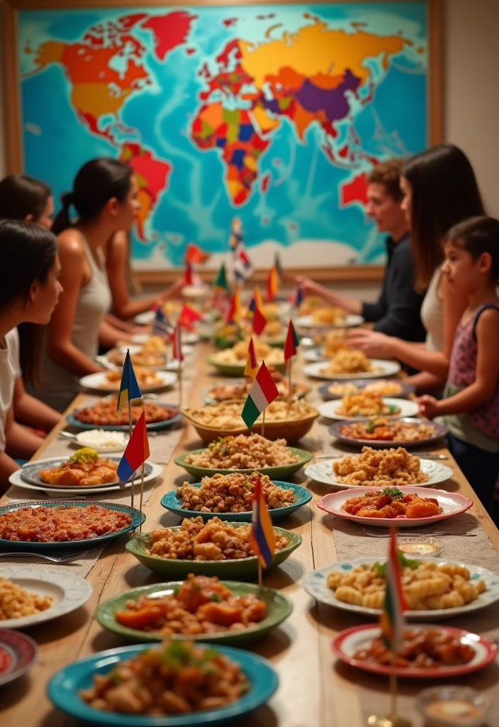 23 Housewarming Party Ideas to Celebrate Your New Home - 2. Themed Potluck Dinner