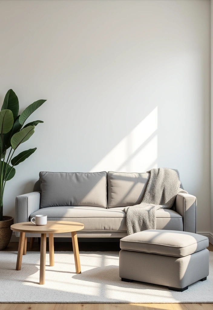 23 Japandi Living Room Design Ideas - 2. Multi-Functional Furniture