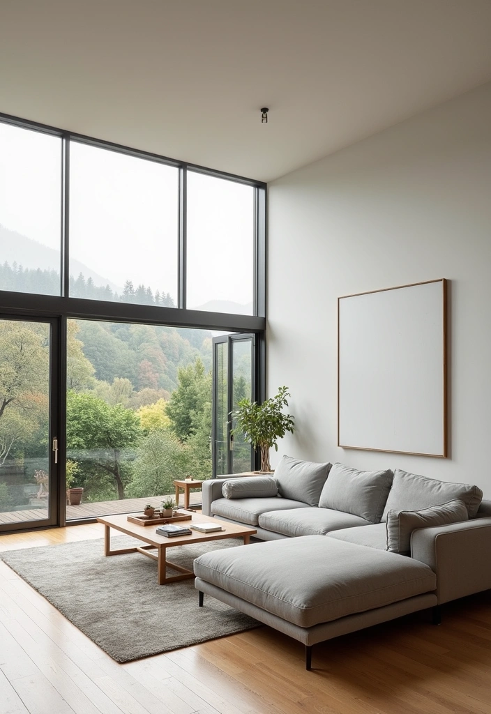 23 Japandi Living Room Design Ideas - 6. Low Furniture for an Open Feel