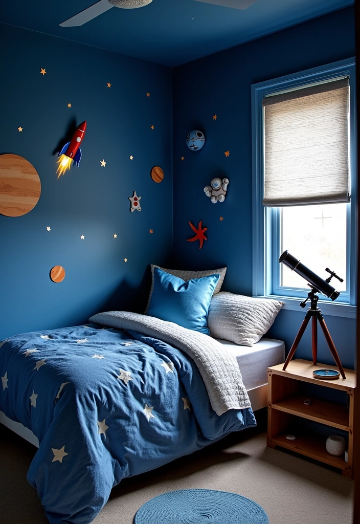 23 Kids Room Interior Ideas to Spark Imagination - 4. Space Explorers