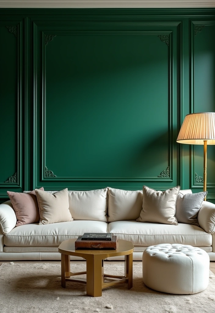 23 Luxury Living Room Inspiration Ideas - 4. Bold Accent Walls