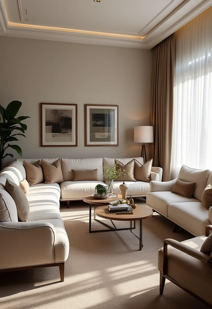 23 Luxury Living Room Inspiration Ideas - 7. Elegant Furniture Arrangements