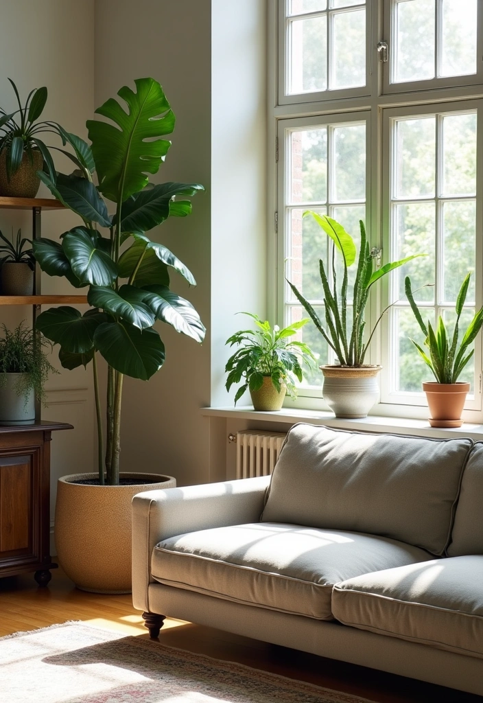 23 Luxury Living Room Inspiration Ideas - 8. Indoor Plants