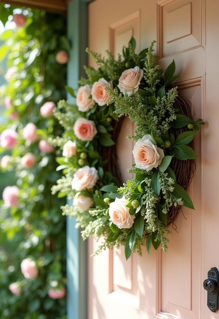 23 Spring Decorating Ideas for the Home - 3. Seasonal Wreaths