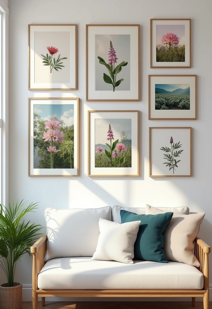 23 Spring Decorating Ideas for the Home - 4. Nature-Inspired Artwork