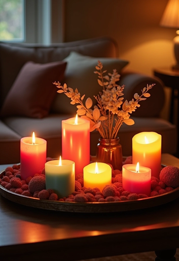 23 Spring Decorating Ideas for the Home - 7. Bright Candles