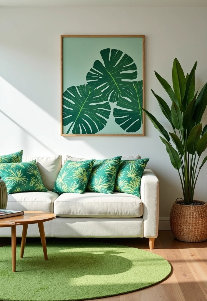 23 Summer Room Decor Ideas to Brighten Your Space - 3. Add Tropical Touches