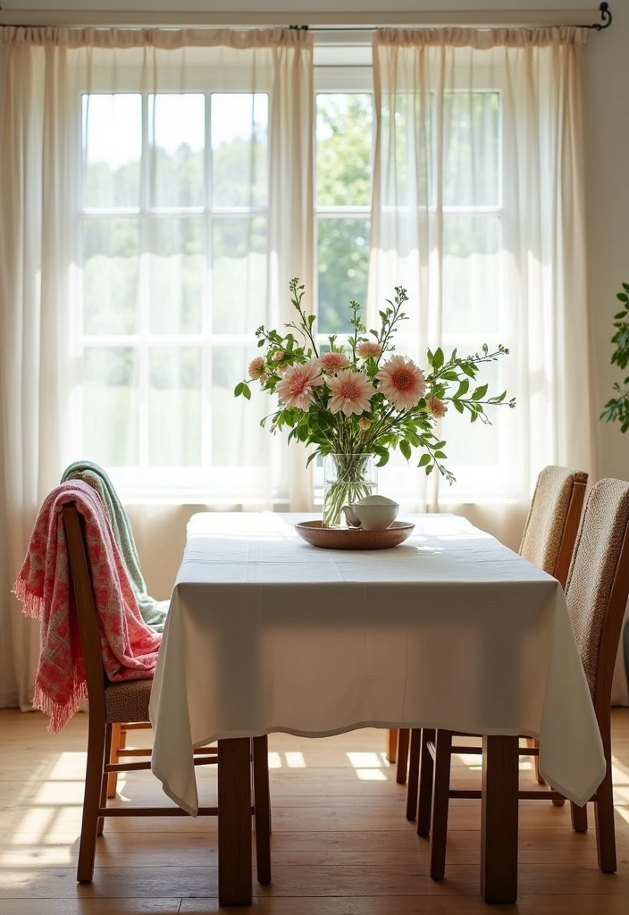 23 Summer Room Decor Ideas to Brighten Your Space - 4. Use Light Fabrics