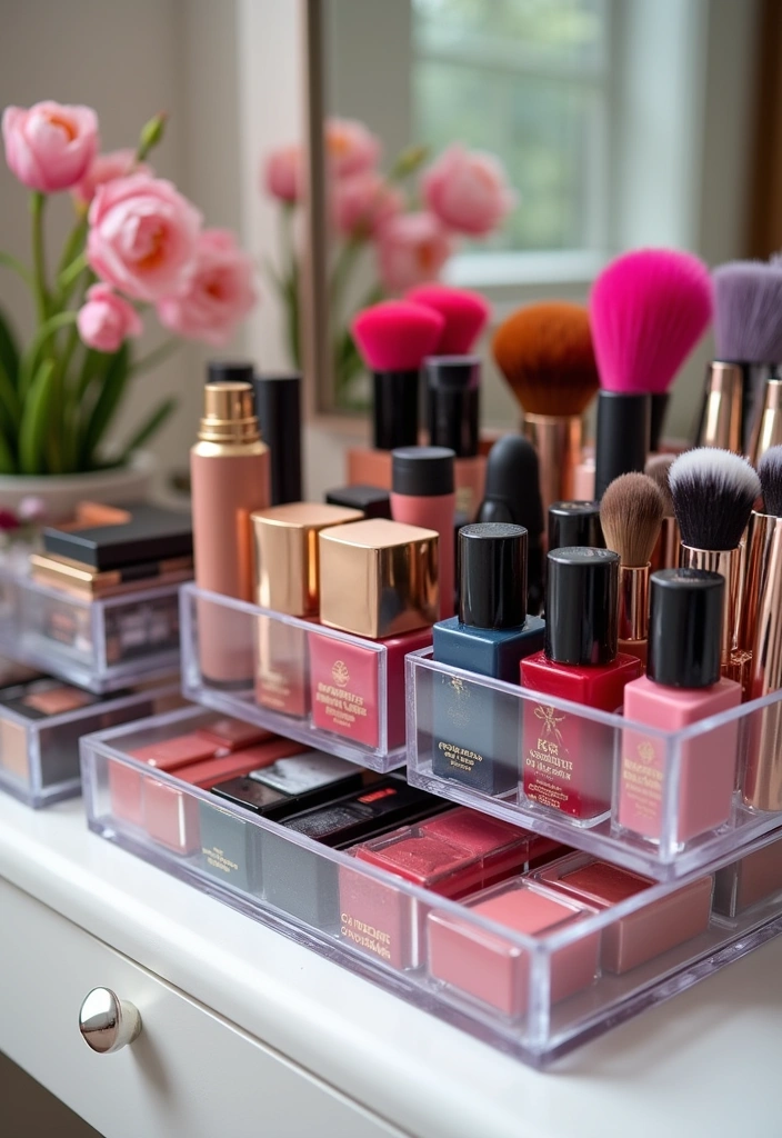 24 Beauty Room Decor Ideas - 10. Color-Coordinated Products