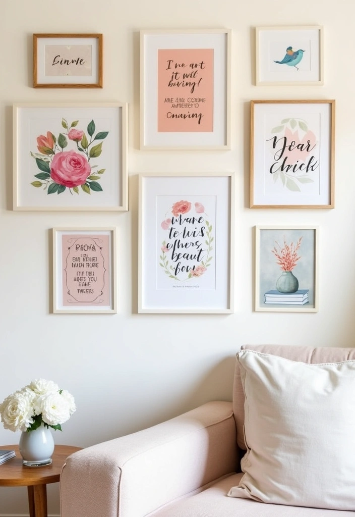 24 Beauty Room Decor Ideas - 2. Wall Art Inspiration