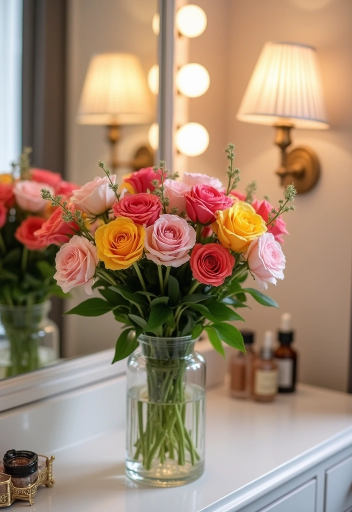 24 Beauty Room Decor Ideas - 8. Floral Arrangements