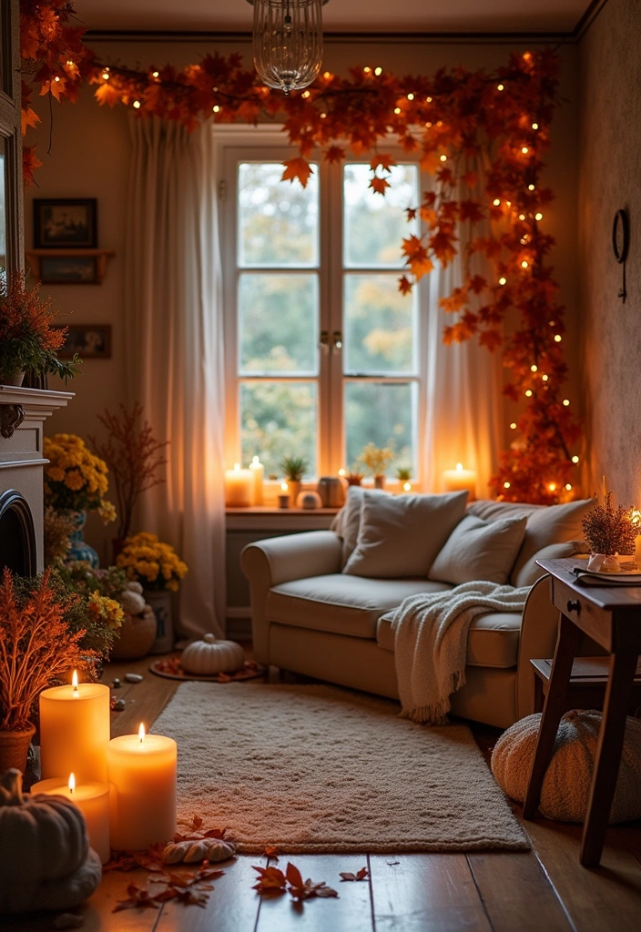 24 Chill Room Aesthetic Ideas - 24. Seasonal Decor