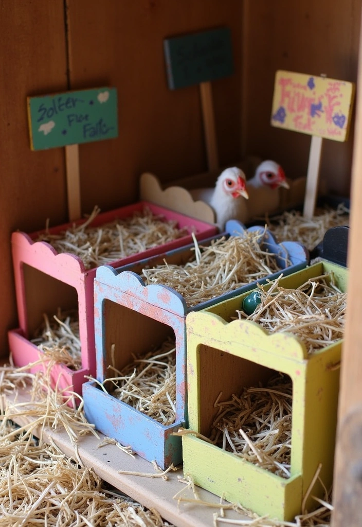 24 Inspiring Chicken Coop Interior Ideas for Your Backyard - 1. Cozy Corner Nests