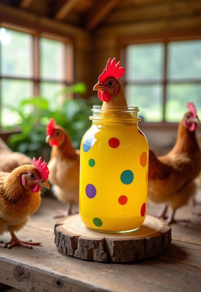 24 Inspiring Chicken Coop Interior Ideas for Your Backyard - 3. Decorative Feeders