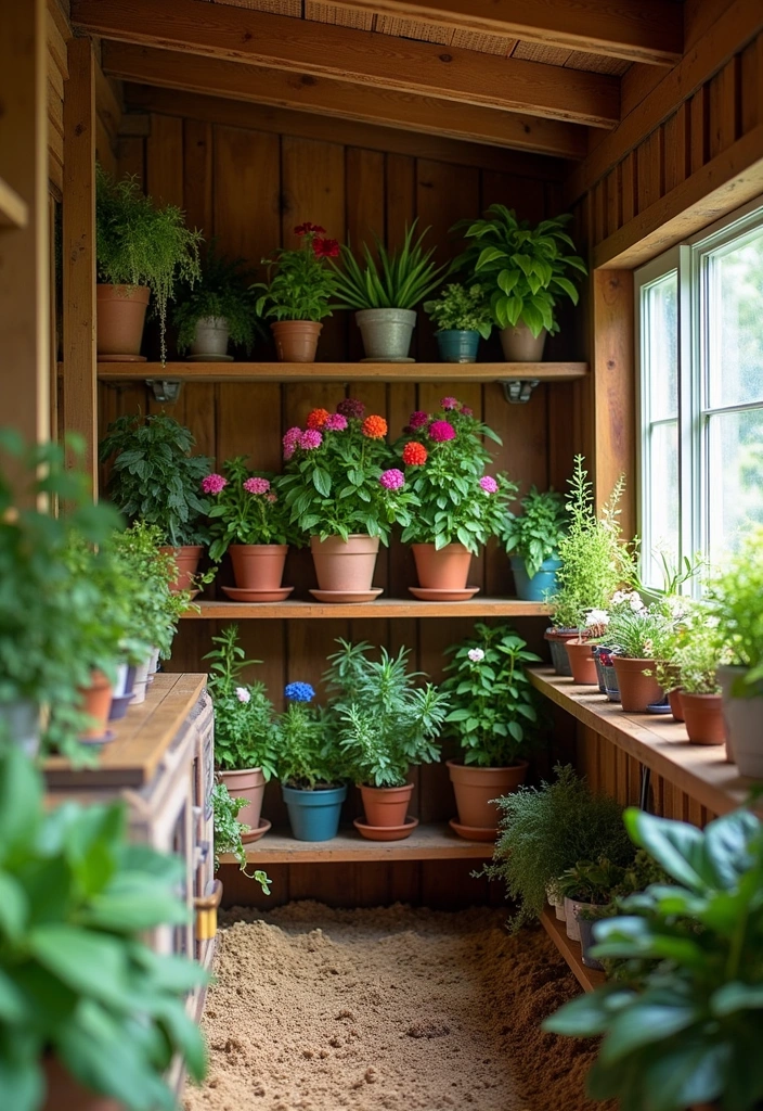 24 Inspiring Chicken Coop Interior Ideas for Your Backyard - 8. Greenery and Plants