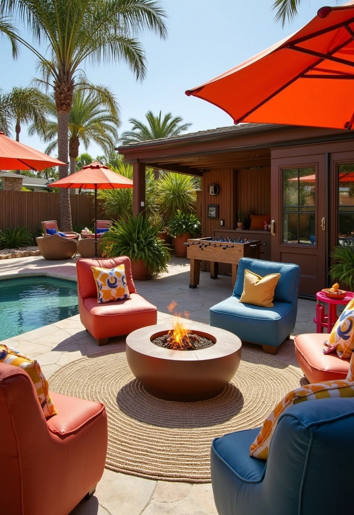 24 Pool Cabana Ideas for Ultimate Outdoor Relaxation - 13. Family-Friendly Cabana